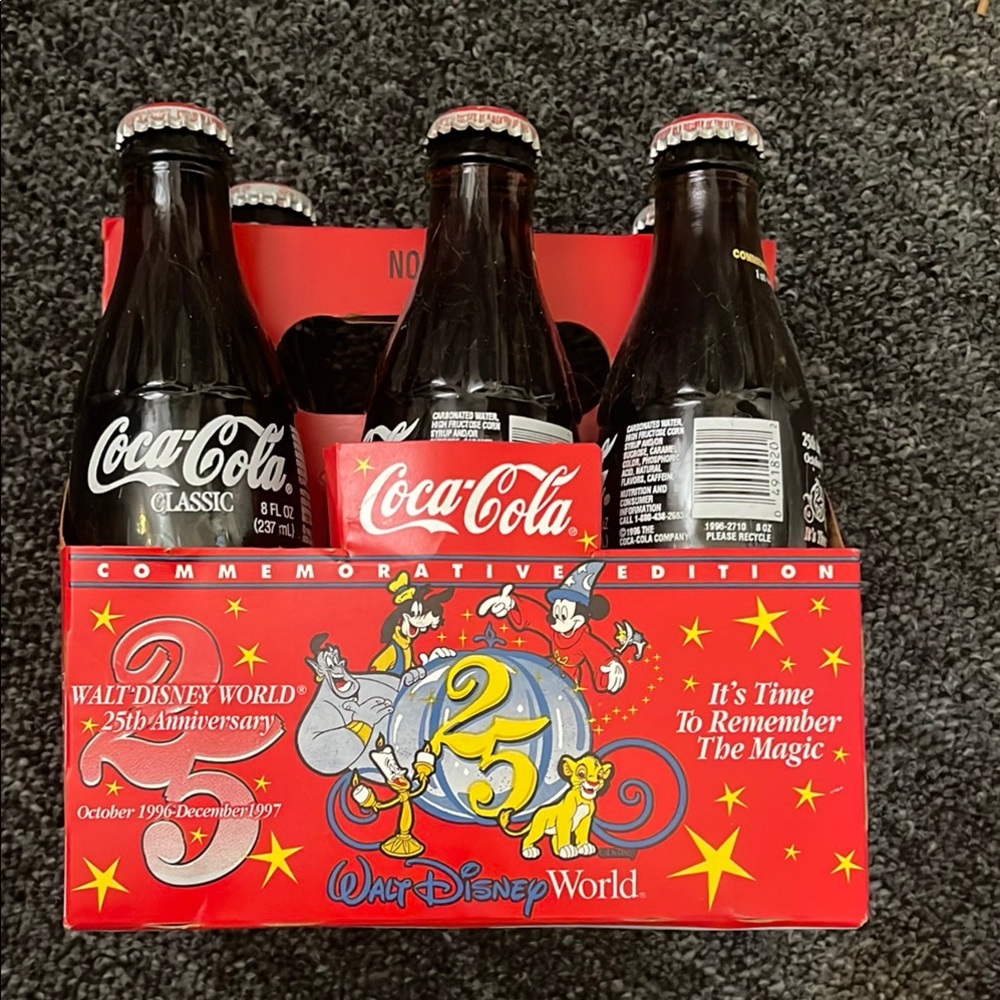 Coca-Cola Walt Disney World Commemorative Bottles